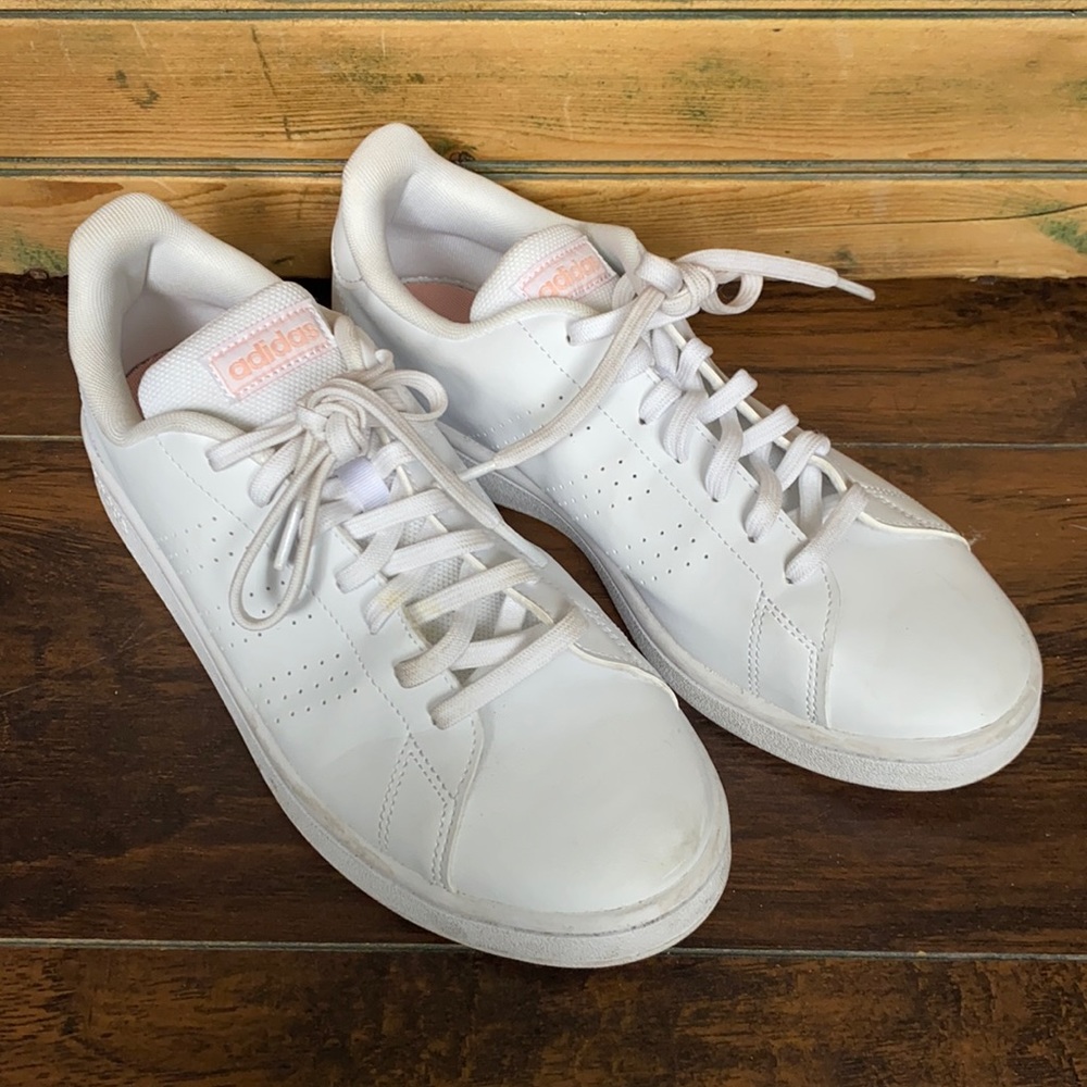 White adidas size 10